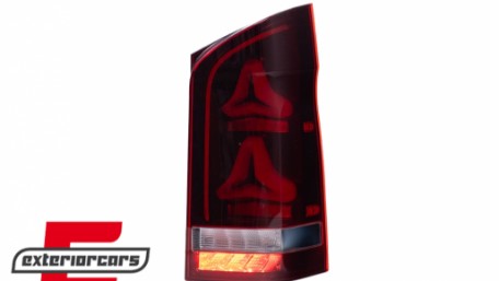LED stražnja svjetla SEQ žmigavci (crvena/smoke) / Mercedes V-klasa W447 (2014-2023), TLMBW447TL