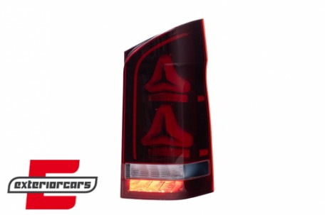 LED stražnja svjetla SEQ žmigavci (crvena/smoke) / Mercedes V-klasa W447 (2014-2023), TLMBW447TL
