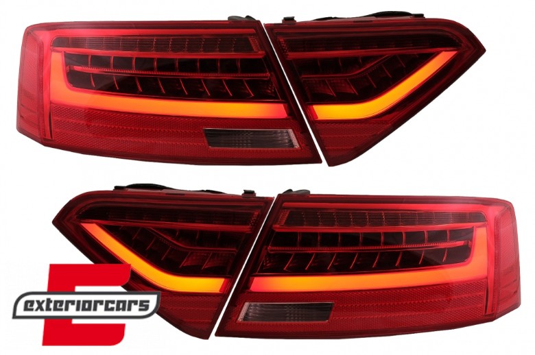LED stražnja svjetla SEQ žmigavci Facelift dizajn / Audi A5 8T Coupe Cabrio Sportback (2007-2011), TLAUA58TNL