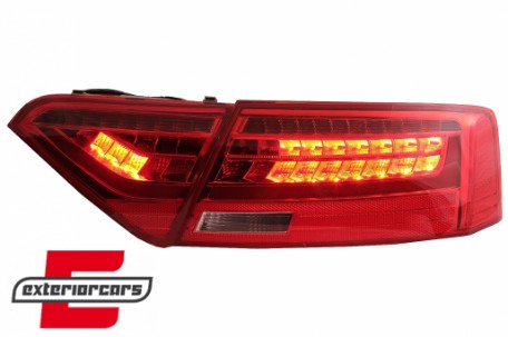 LED stražnja svjetla SEQ žmigavci Facelift dizajn / Audi A5 8T Coupe Cabrio Sportback (2007-2011), TLAUA58TNL