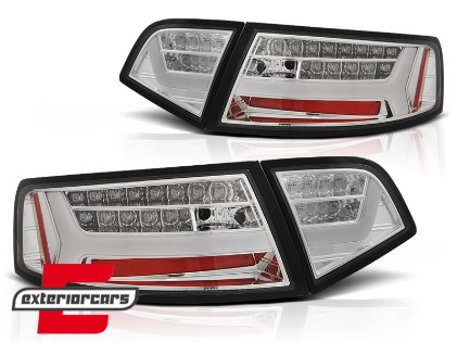 LED stražnja svjetla SEQ žmigavci Facelift dizajn (chrome) / Audi A6 4F2 C6 limuzina (2008-2011), LDAUF1