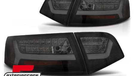LED stražnja svjetla SEQ žmigavci Facelift dizajn (crna/smoke) / Audi A6 4F2 C6 limuzina (2008-2011), LDAUF5