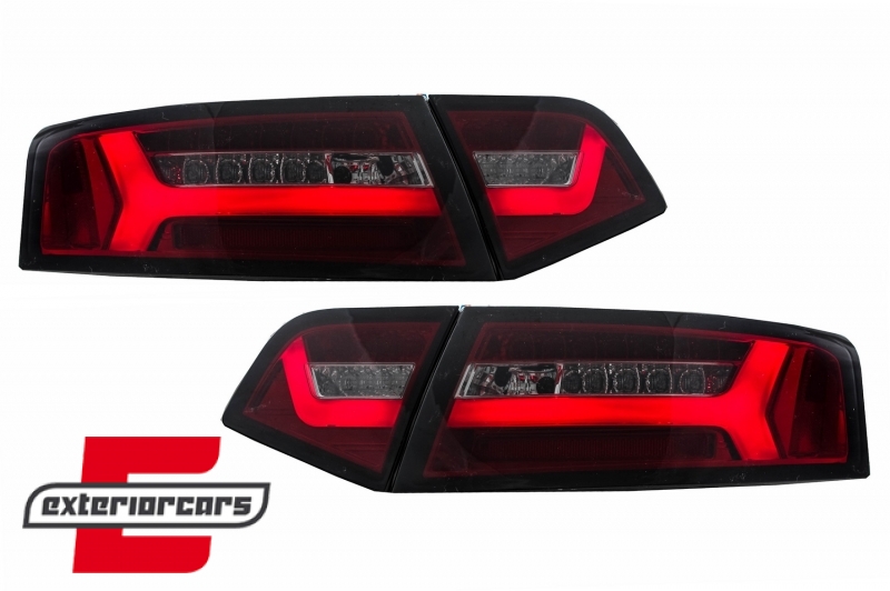 LED stražnja svjetla SEQ žmigavci Facelift dizajn (crvena/smoke) / Audi A6 4F2 C6 limuzina (2008-2011), LDAUF3