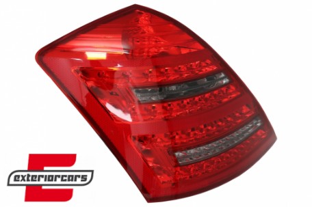 LED stražnja svjetla SEQ žmigavci Facelift dizajn (crvena/smoke) / Mercedes S-klasa W221 (2005-2009), LDMED1