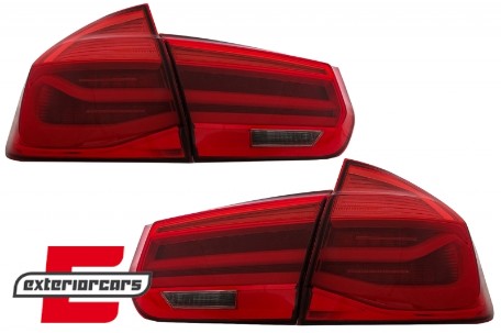 LED stražnja svjetla SEQ žmigavci LCI dizajn (crvena) / BMW serije 3 F30 F35 F80 (2011-2019), LDBMK7