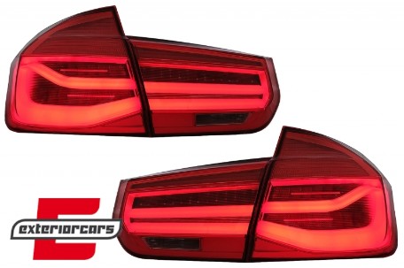 LED stražnja svjetla SEQ žmigavci LCI dizajn (crvena) / BMW serije 3 F30 F35 F80 (2011-2019), LDBMK7