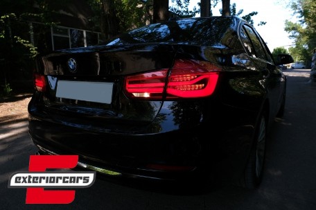 LED stražnja svjetla SEQ žmigavci LCI dizajn (crvena) / BMW serije 3 F30 F35 F80 (2011-2019), LDBMK7