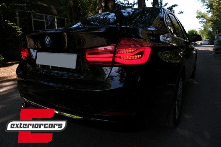 LED stražnja svjetla SEQ žmigavci LCI dizajn (crvena) / BMW serije 3 F30 F35 F80 (2011-2019), LDBMK7