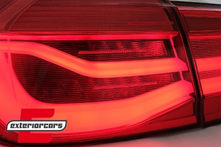 LED stražnja svjetla SEQ žmigavci LCI dizajn (crvena) / BMW serije 3 F30 F35 F80 (2011-2019), LDBMK7