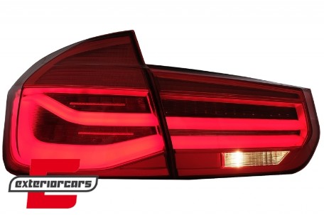 LED stražnja svjetla SEQ žmigavci LCI dizajn (crvena) / BMW serije 3 F30 F35 F80 (2011-2019), LDBMK7