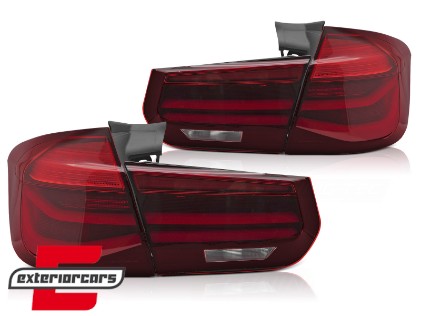 LED stražnja svjetla SEQ žmigavci LCI dizajn (crvena/kristal) / BMW serije 3 F31 karavan (2011-2019), LDBMN3
