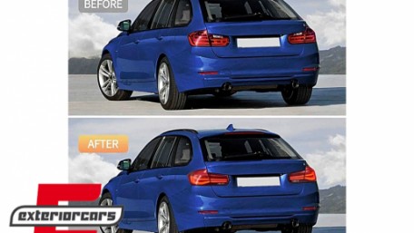 LED stražnja svjetla SEQ žmigavci LCI dizajn (crvena/kristal) / BMW serije 3 F31 karavan (2011-2019), LDBMN3