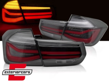 LED stražnja svjetla SEQ žmigavci LCI dizajn (smoke) / BMW serije 3 F30 F35 F80 (2011-2019), LDBMK8