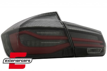 LED stražnja svjetla SEQ žmigavci LCI dizajn (smoke) / BMW serije 3 F30 F35 F80 (2011-2019), LDBMK8