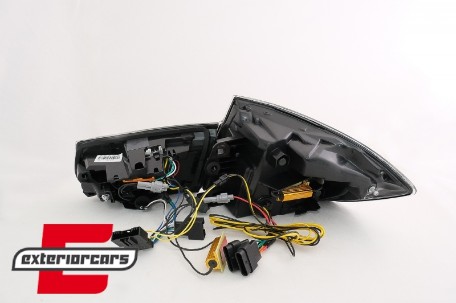 LED stražnja svjetla SEQ žmigavci LCI dizajn (smoke) / BMW serije 3 F30 F35 F80 (2011-2019), LDBMK8