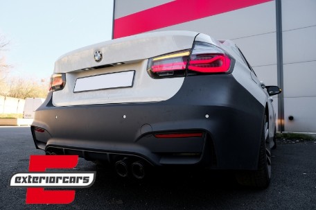 LED stražnja svjetla SEQ žmigavci LCI dizajn (smoke) / BMW serije 3 F30 F35 F80 (2011-2019), LDBMK8