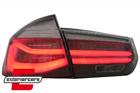 LED stražnja svjetla SEQ žmigavci LCI dizajn (smoke) / BMW serije 3 F30 F35 F80 (2011-2019), LDBMK8