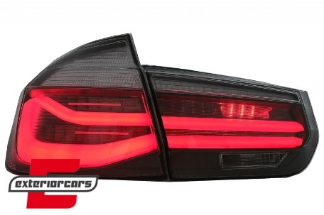 LED stražnja svjetla SEQ žmigavci LCI dizajn (smoke) / BMW serije 3 F30 F35 F80 (2011-2019), LDBMK8