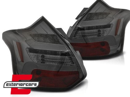 LED stražnja svjetla SEQ žmigavci (smoke) / Ford Focus 3 Hatchback (2011-10.2014), LDFO58