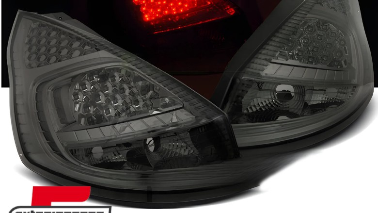 LED stražnja svjetla (smoke) / Ford Fiesta Mk7 (2008-2012) hatchback, LDFO43