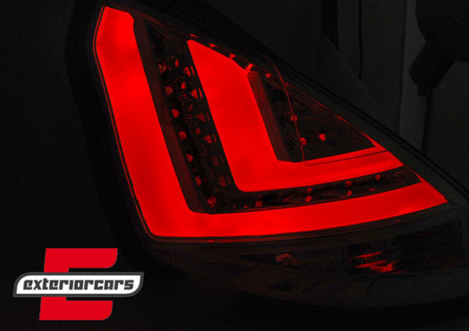 LED stražnja svjetla (smoke) / Ford Fiesta Mk7 (2008-2012) hatchback, LDFO47