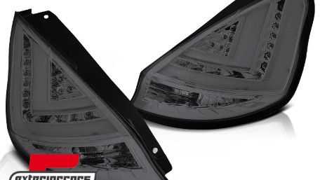 LED stražnja svjetla (smoke) / Ford Fiesta Mk7 Facelift (2012-2016) hatchback, LDFO51