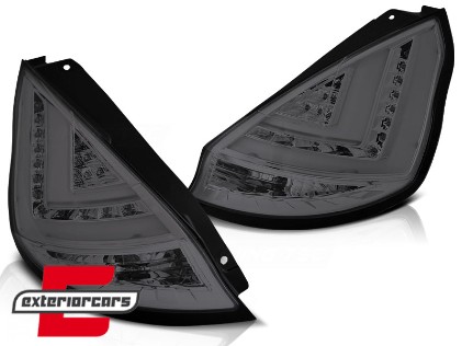 LED stražnja svjetla (smoke) / Ford Fiesta Mk7 Facelift (2012-2016) hatchback, LDFO51