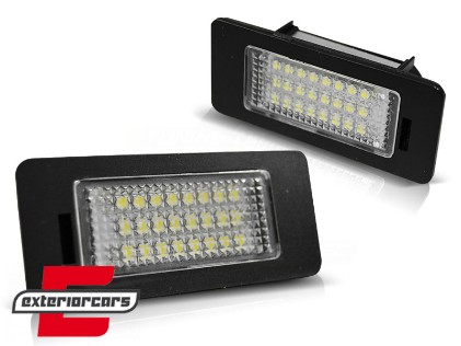 LED svjetla registarske pločice / AUDI A4 B8 A5 Q5 TT A6 A7 ŠKODA YETI FABIA SUPERB VW PASSAT B6 KARAVAN, PRAU01