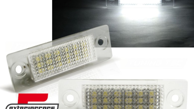LED svjetla registarske pločice / VW Caddy Golf Plus Jetta Passat B5.5 Touran Passat B6 karavan Transporter T5 ŠKODA Superb, PRVW03