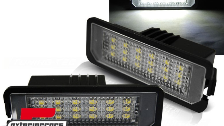 LED svjetla registarske pločice / VW Golf 4 5 6 7 Passat B6 Passat CC New Beetle Eos Phaeton Lupo Polo Scirocco, PRVW02
