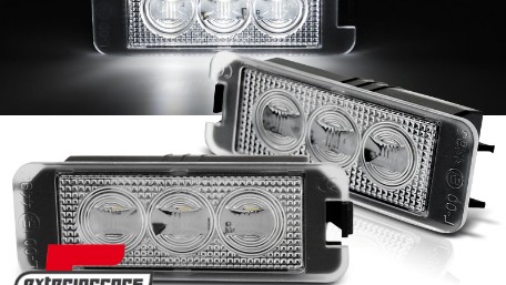 LED svjetla registarske pločice / VW Golf 4 5 6 7 Passat B6 Passat CC New Beetle Eos Phaeton Lupo Polo Scirocco, PRVW07