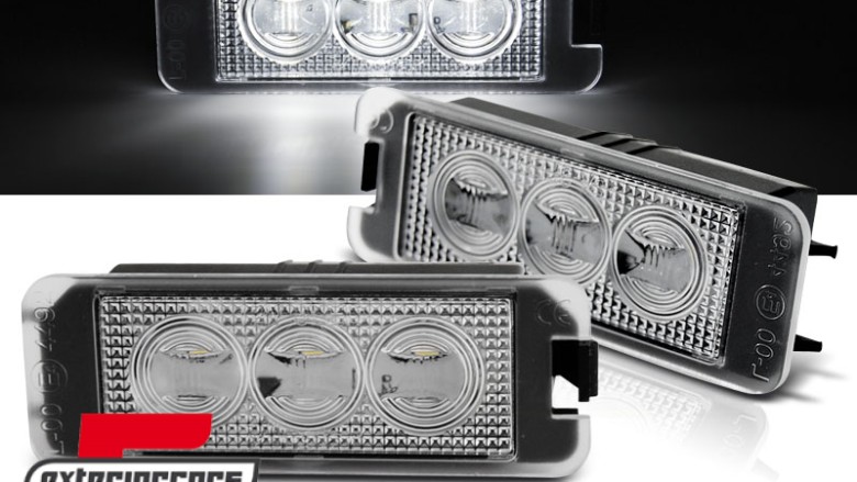 LED svjetla registarske pločice / VW Golf 4 5 6 7 Passat B6 Passat CC New Beetle Eos Phaeton Lupo Polo Scirocco, PRVW07