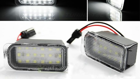 LED svjetla registarske tablice / Ford Focus (2008-2014) Fiesta (2008-2012) Mondeo (2007-2014) C-Max (2010-2014) S-Max Galaxy (2006-2015), PRFO01