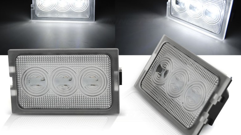 LED svjetla registarske tablice / Land Rover Discovery (2004-2016) Freelander (2006-2014) Range Rover Sport (2005-2012), PRLR01