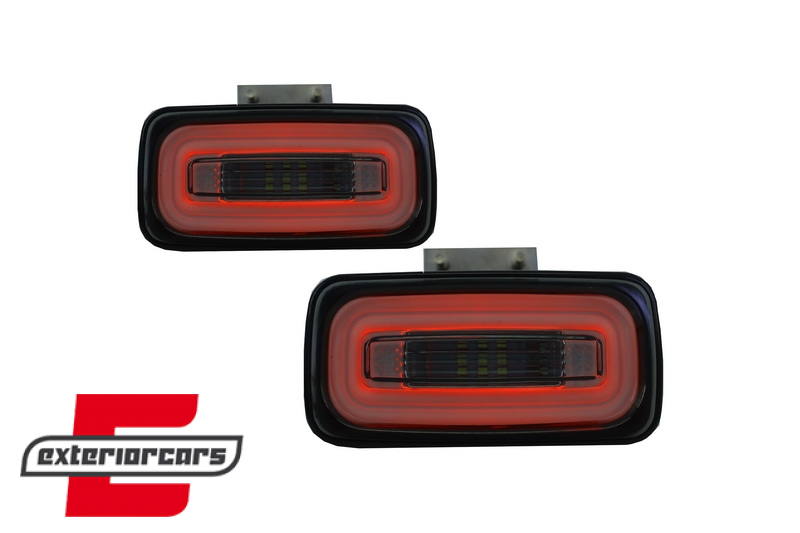 LED svjetla za maglu u stražnjem braniku LightBar (smoke) / Mercedes G-klasa W463 (1989-2015), FLMBW463LBS