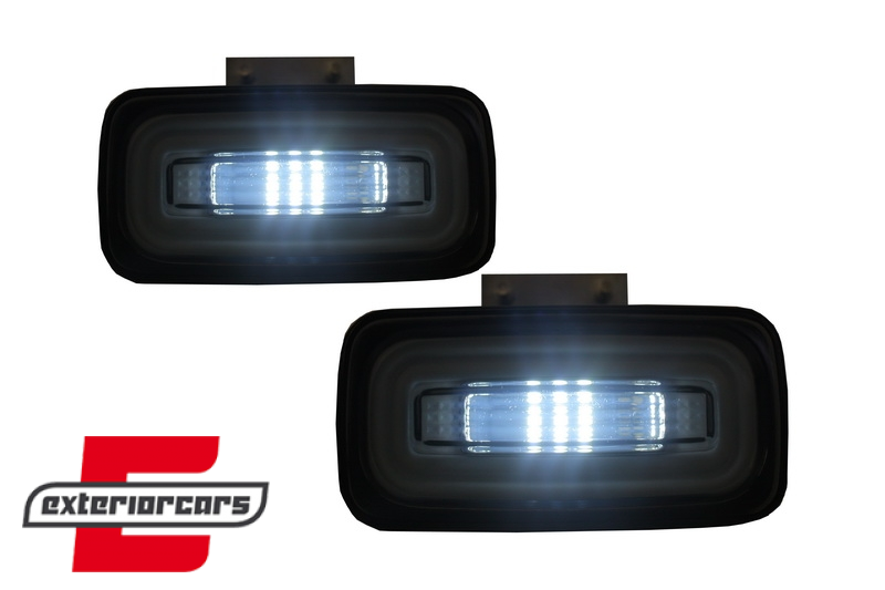 LED svjetla za maglu u stražnjem braniku LightBar (smoke) / Mercedes G-klasa W463 (1989-2015), FLMBW463LBS