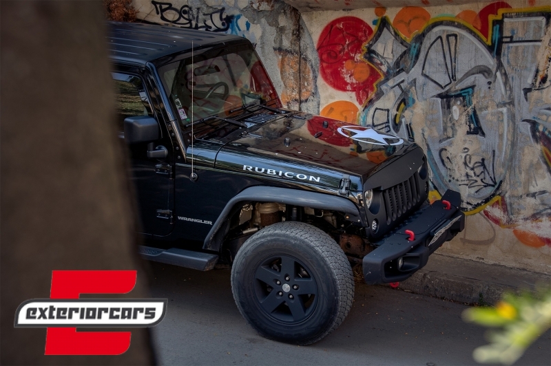 LED žmigavci u prednjoj masci (smoke) / JEEP Wrangler JK (2007-2016), SMJEWJK