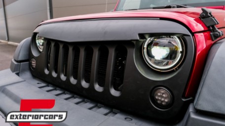 LED žmigavci u prednjoj masci (smoke) / JEEP Wrangler JK (2007-2016), SMJEWJK