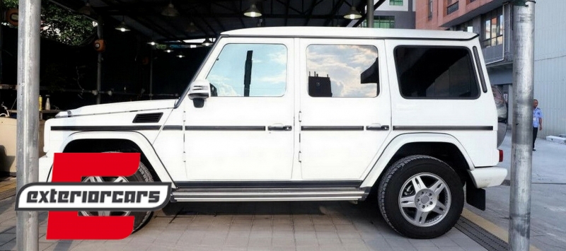 Letvice na vratima dodatne Facelift dizajn (crna) / Mercedes G-klasa W463 (1989-2017), DMMBW463NL