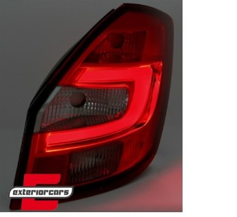 LightBar stražnja svjetla (crvena/chrome), SK006-BERE2