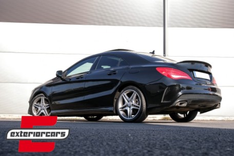 Lip bunkera AMG dizajn (mat crna) / Mercedes CLA C117 W117 (2013-2018), TSMBW117MB