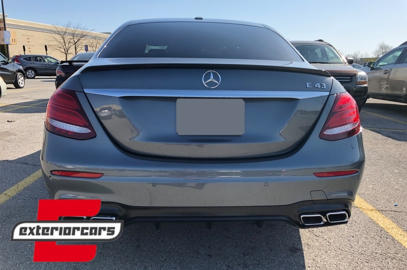 Lip bunkera AMG dizajn (mat crna) / Mercedes E-klasa W213 (2016-2023), TSMBW213