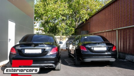 Lip bunkera AMG dizajn (piano crna) / MERCEDES C-klasa W205 limuzina (2014-2020), 39980SET