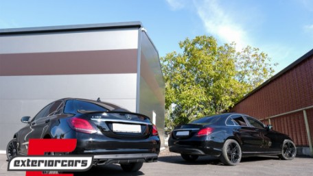 Lip bunkera AMG dizajn (piano crna) / MERCEDES C-klasa W205 limuzina (2014-2020), 39980SET
