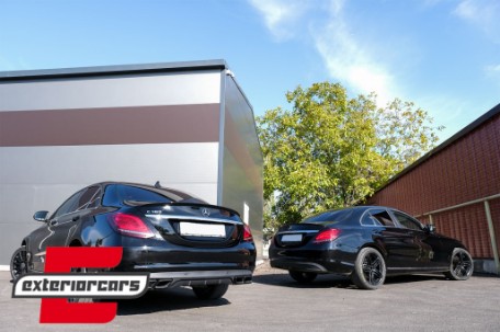 Lip bunkera AMG dizajn (piano crna) / MERCEDES C-klasa W205 limuzina (2014-2020), 39980SET
