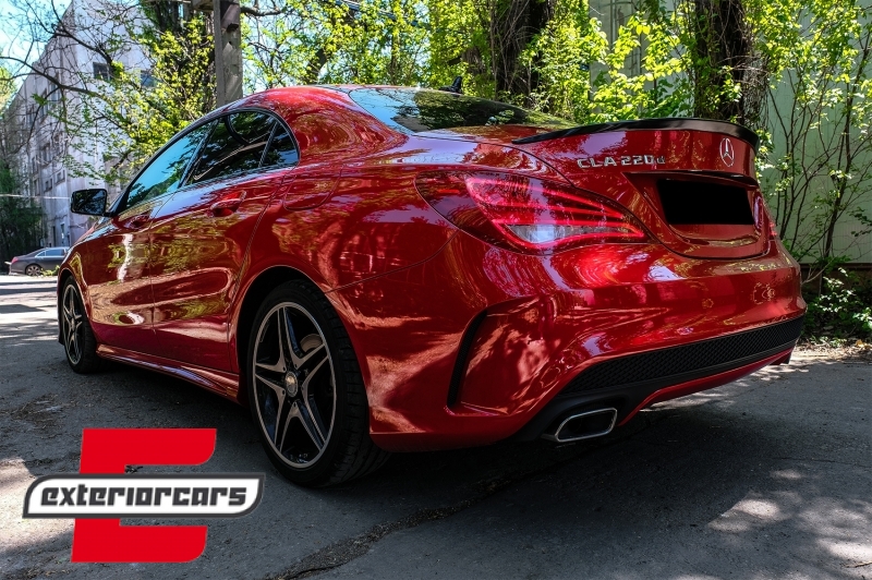 Lip bunkera AMG dizajn (piano crna) / Mercedes CLA C117 W117 (2013-2018), GCP-117300