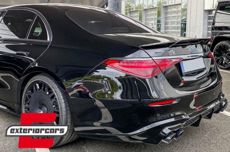 Lip bunkera B-dizajn (piano crna) / Mercedes S-klasa W223 limuzina (2020-), TSMBW223B