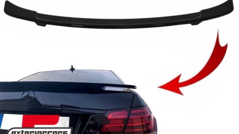 Lip bunkera GTS dizajn (piano crna) / Mercedes E-klasa W212 (2009-2016), TSMBW212GTSPB