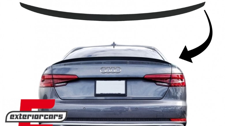 Lip bunkera S-line dizajn (mat crna) / AUDI A4 B9 limuzina (2016-2024), SPAU01