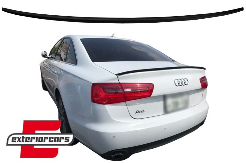 Lip bunkera S-line dizajn (mat crna) / Audi A6 C7 4G 4 vrata (2011-2018), TSAUA64G